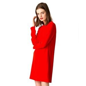 Tibi Triacetate Red Shift Dress NWOTS size 0